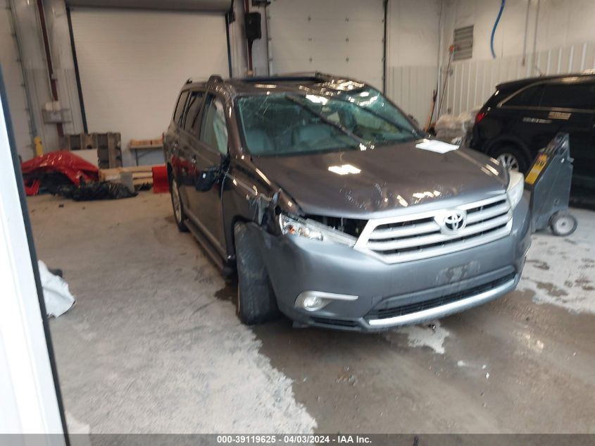 2013 Toyota Highlander Limited V6 VIN: 5TDYK3EH6DS089962 Lot: 39119625