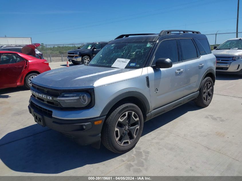 3FMCR9C62NRE30316 2022 Ford Bronco Sport Outer Banks