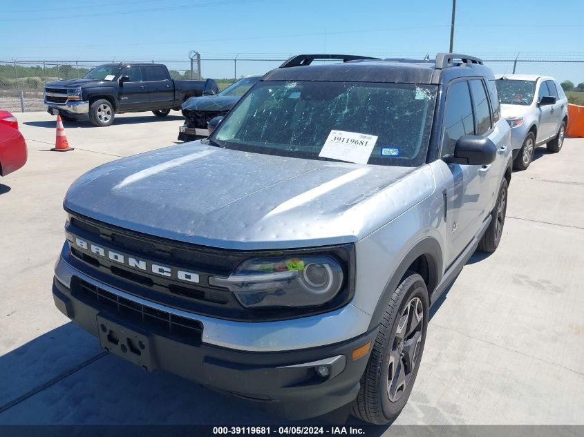 2022 Ford Bronco Sport Outer Banks VIN: 3FMCR9C62NRE30316 Lot: 39119681