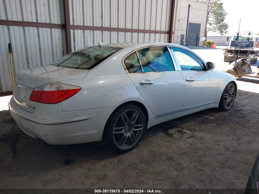 2010 Hyundai Genesis 4.6 VIN: KMHGC4DF7AU072248 Lot: 39119875