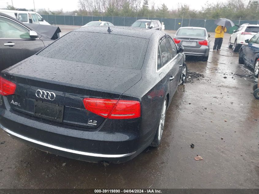 2012 Audi A8 L 4.2 VIN: WAURVAFD5CN035839 Lot: 39119890