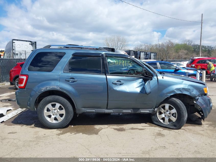 2011 Ford Escape Limited VIN: 1FMCU9EGXBKC29784 Lot: 39119936