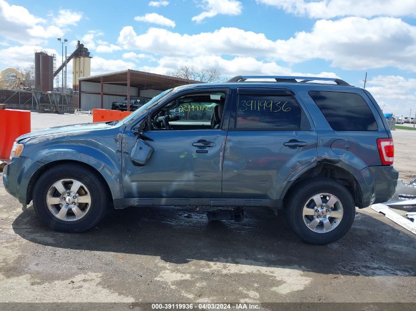 2011 Ford Escape Limited VIN: 1FMCU9EGXBKC29784 Lot: 39119936