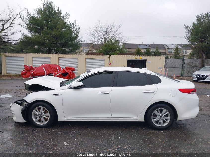 2016 Kia Optima Lx VIN: KNAGT4L30G5076749 Lot: 39120017