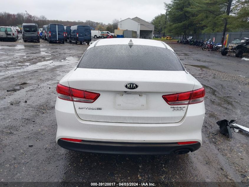 2016 Kia Optima Lx VIN: KNAGT4L30G5076749 Lot: 39120017