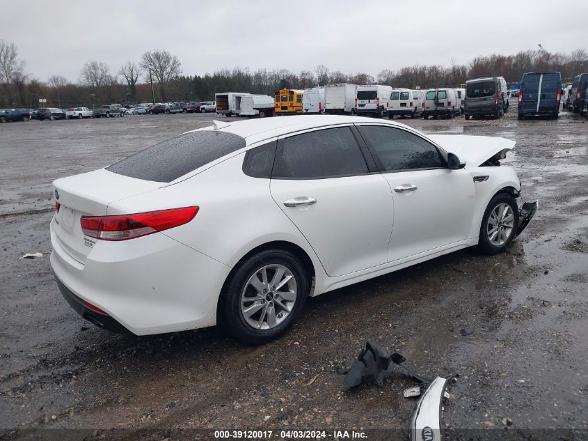 2016 Kia Optima Lx VIN: KNAGT4L30G5076749 Lot: 39120017