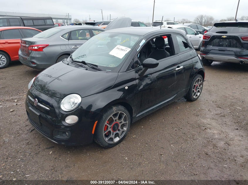 2013 Fiat 500 Sport VIN: 3C3CFFBR6DT750316 Lot: 39120037