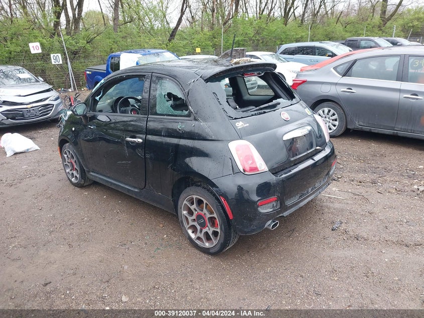 2013 Fiat 500 Sport VIN: 3C3CFFBR6DT750316 Lot: 39120037