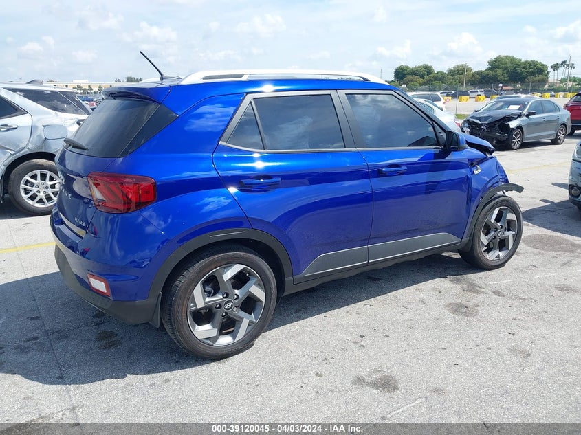 2023 Hyundai Venue Limited VIN: KMHRC8A34PU225252 Lot: 39120045