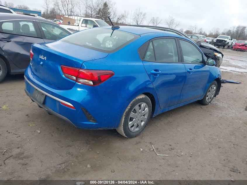 VIN 3KPA24AD4PE551637 2023 KIA RIO LX/S