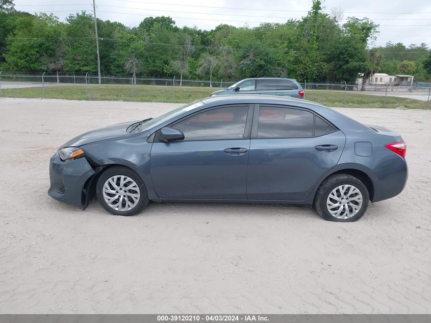 2018 TOYOTA COROLLA VIN: 2T1BURHE3JC001619