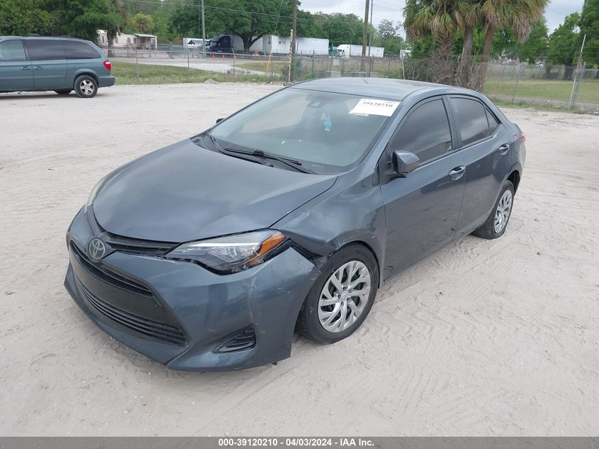 2018 TOYOTA COROLLA VIN: 2T1BURHE3JC001619