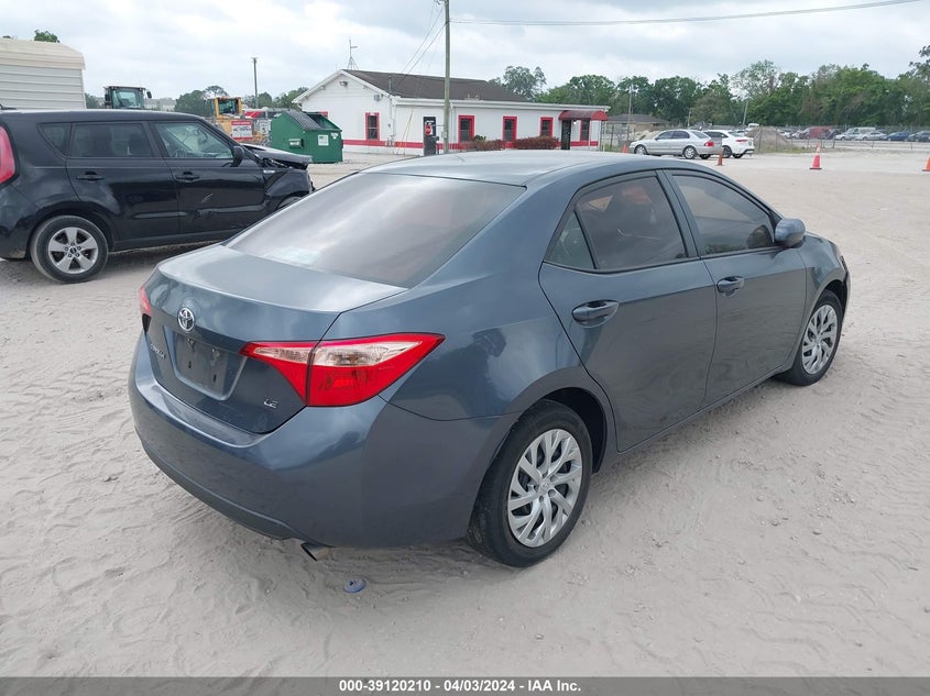 2018 TOYOTA COROLLA VIN: 2T1BURHE3JC001619