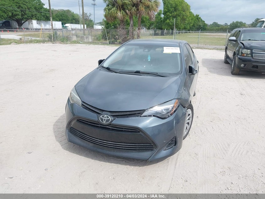 2018 TOYOTA COROLLA VIN: 2T1BURHE3JC001619