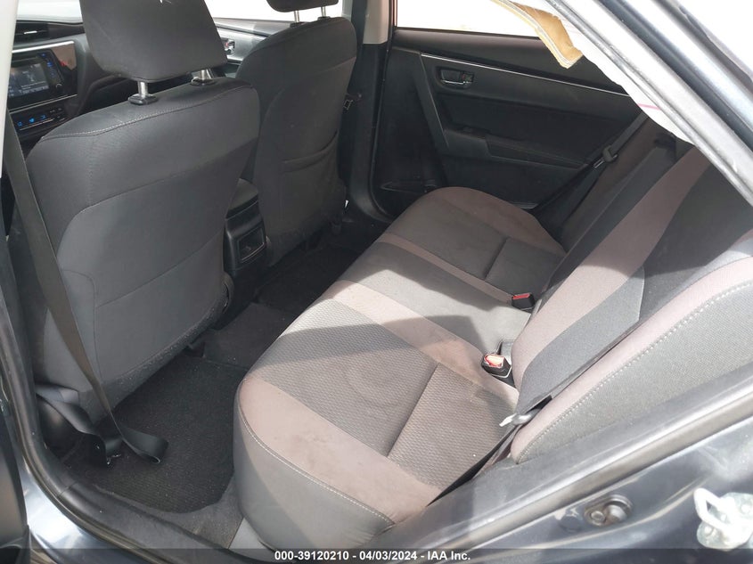 2018 TOYOTA COROLLA VIN: 2T1BURHE3JC001619