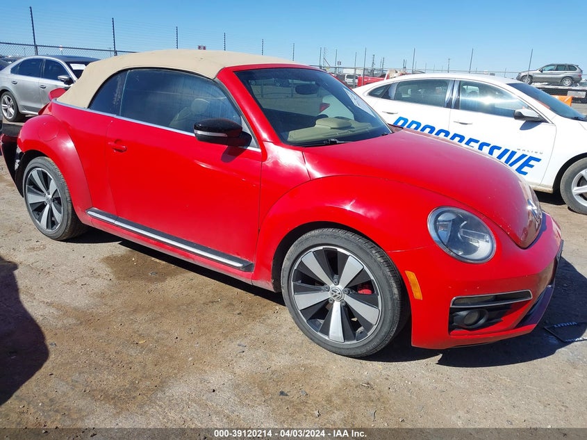 2013 VOLKSWAGEN BEETLE TURBO - 3VW7S7AT4DM821855