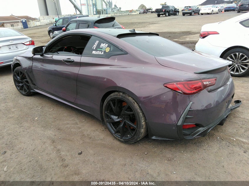 2019 Infiniti Q60 3.0T Red Sport 400 VIN: JN1FV7EL9KM440255 Lot: 39120435