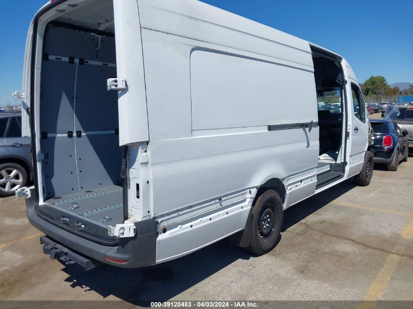 2022 Mercedes-Benz Sprinter 2500 High Roof V6 VIN: W1Y4EDHY1NT107354 Lot: 39120483