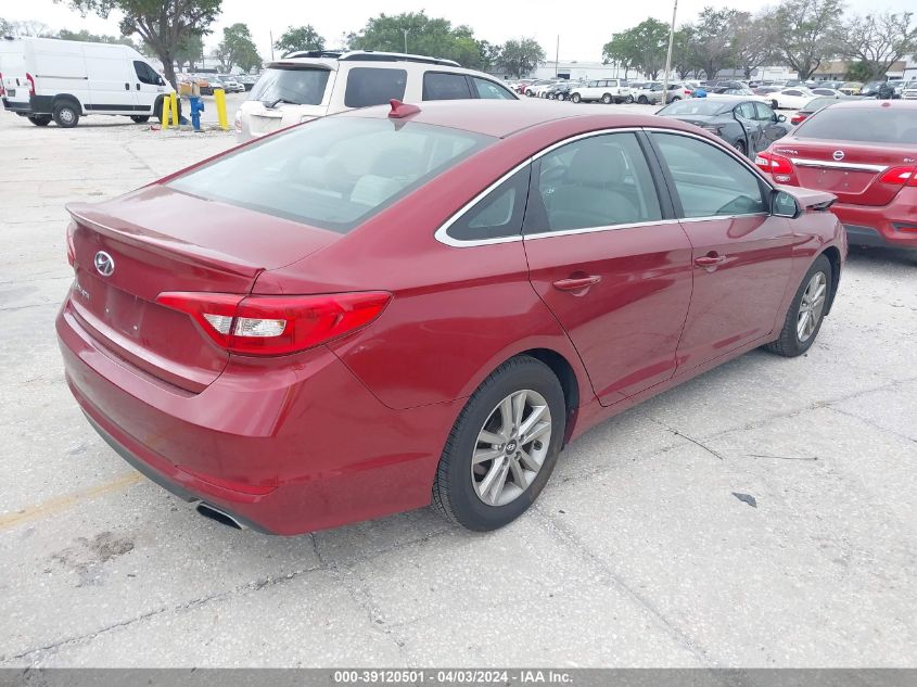 5NPE24AF0GH278467 | 2016 HYUNDAI SONATA