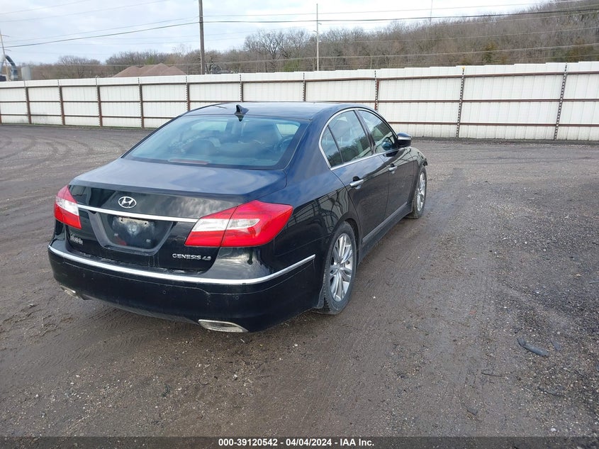 2012 Hyundai Genesis 4.6 VIN: KMHGC4DF2CU187701 Lot: 39120542