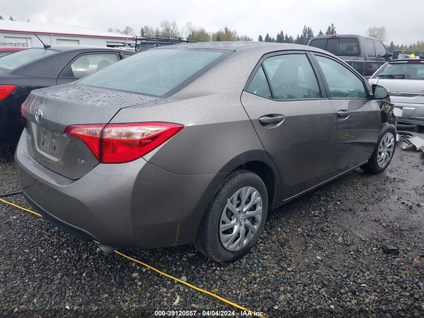 VIN 2T1BURHE6KC200729 2019 TOYOTA COROLLA LE