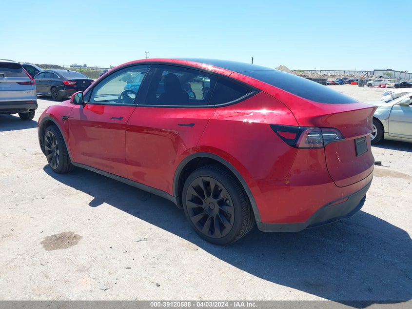 VIN 7SAYGDEEXPA118868 2023 TESLA MODEL Y AWD/LONG RANGE DUAL MOTOR ALL-WHEEL DRIVE
