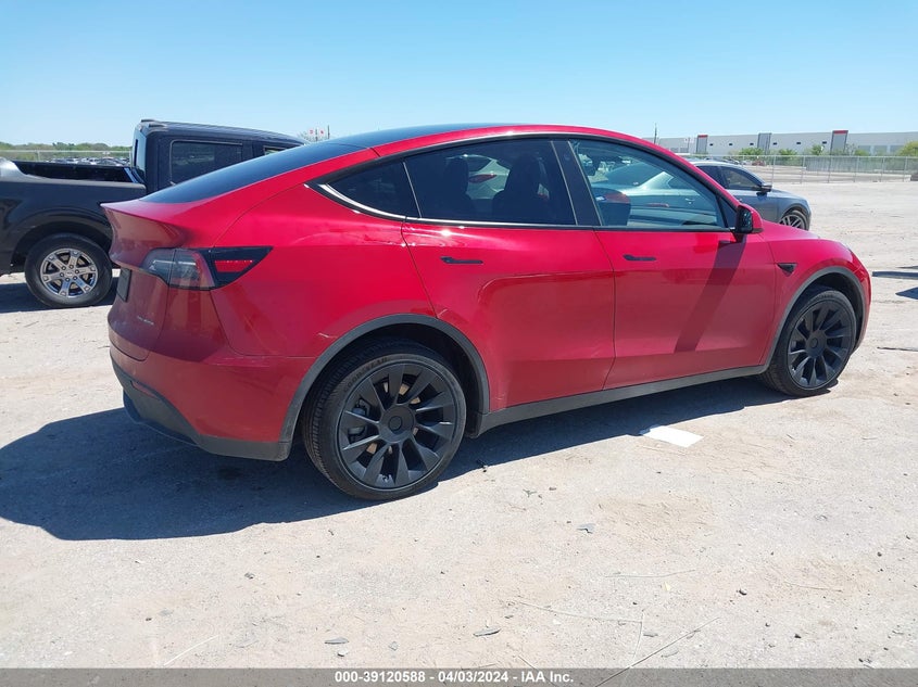 VIN 7SAYGDEEXPA118868 2023 TESLA MODEL Y AWD/LONG RANGE DUAL MOTOR ALL-WHEEL DRIVE
