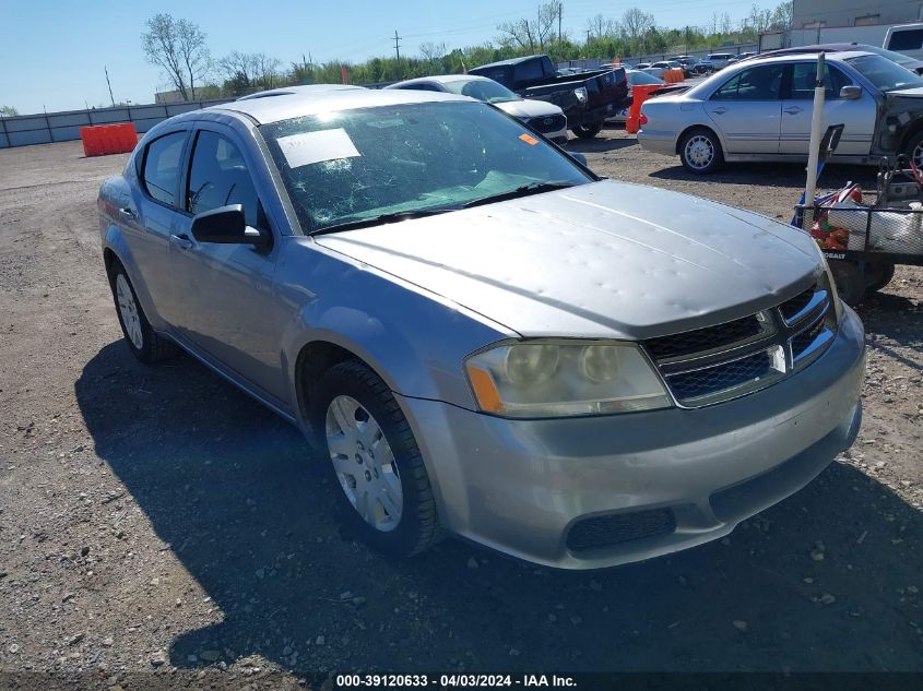 2014 Dodge Avenger Se VIN: 1C3CDZAB6EN110197 Lot: 39120633