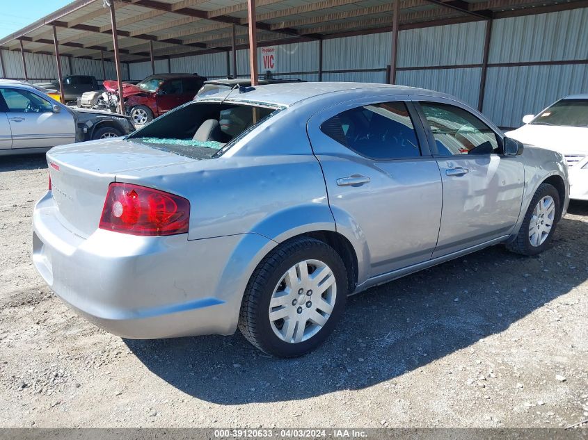 2014 Dodge Avenger Se VIN: 1C3CDZAB6EN110197 Lot: 39120633