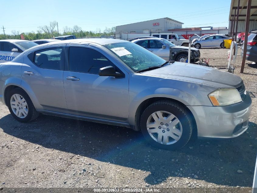 2014 Dodge Avenger Se VIN: 1C3CDZAB6EN110197 Lot: 39120633