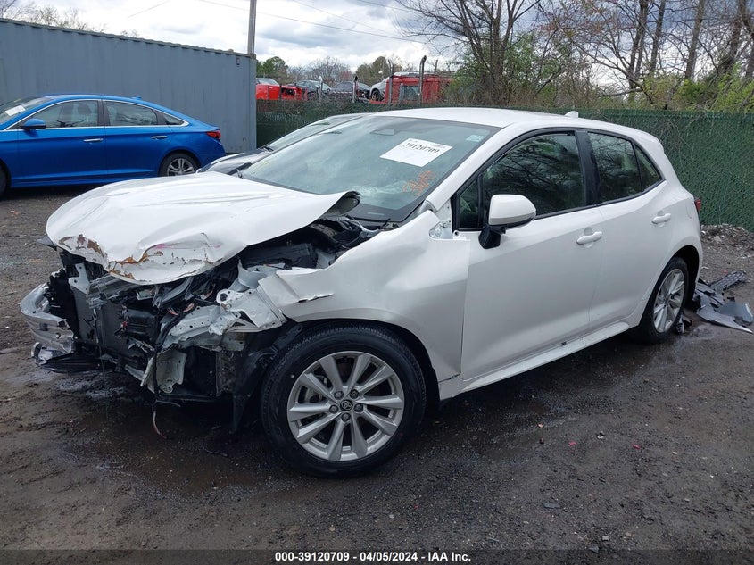 VIN JTND4MBE4P3209168 2023 TOYOTA COROLLA SE