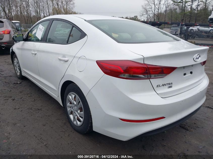 2018 Hyundai Elantra Se VIN: 5NPD74LF1JH351377 Lot: 39120716