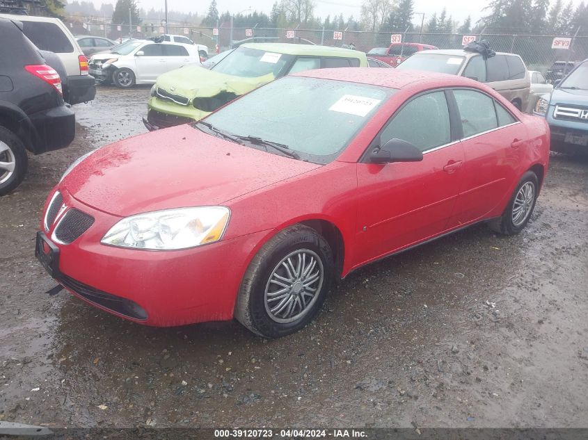 2006 Pontiac G6 VIN: 1G2ZG558464276248 Lot: 39120723