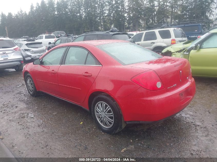 2006 Pontiac G6 VIN: 1G2ZG558464276248 Lot: 39120723