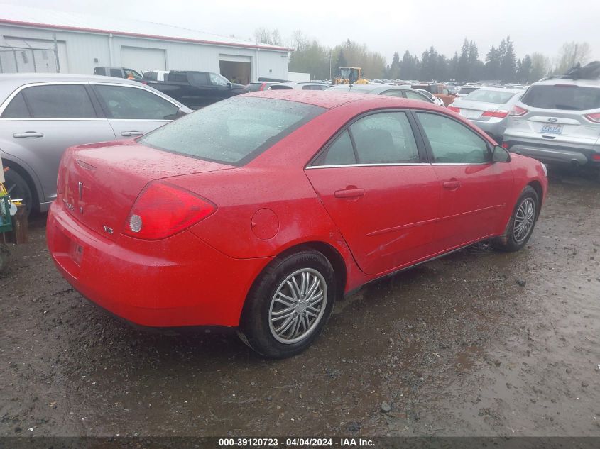 2006 Pontiac G6 VIN: 1G2ZG558464276248 Lot: 39120723