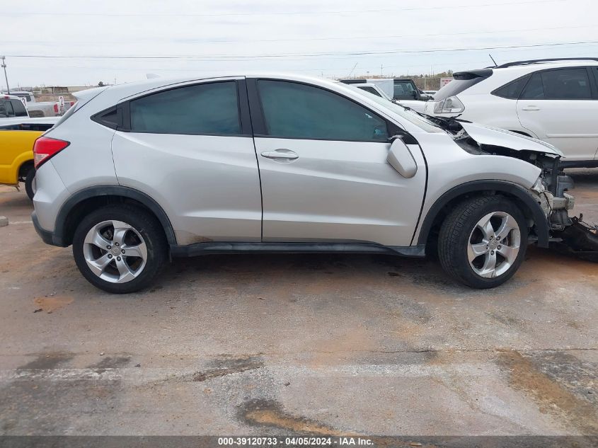 2016 Honda Hr-V Lx VIN: 3CZRU5H32GM706203 Lot: 39120733