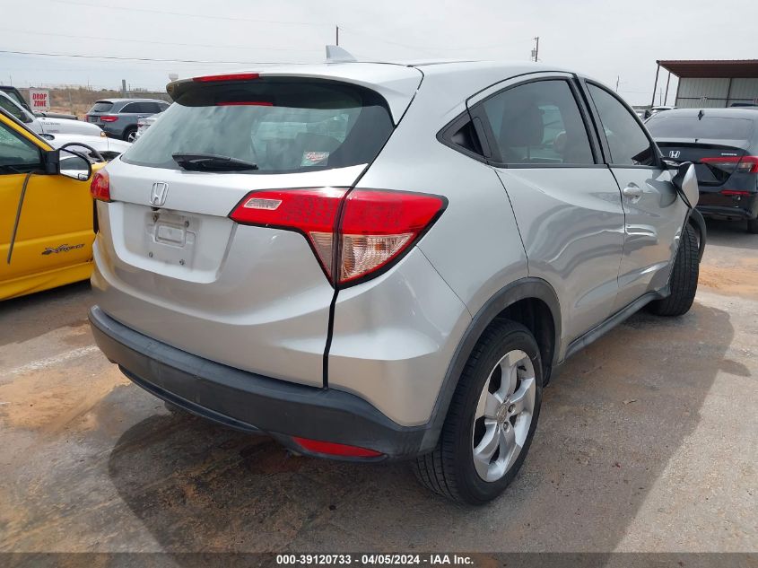 2016 Honda Hr-V Lx VIN: 3CZRU5H32GM706203 Lot: 39120733