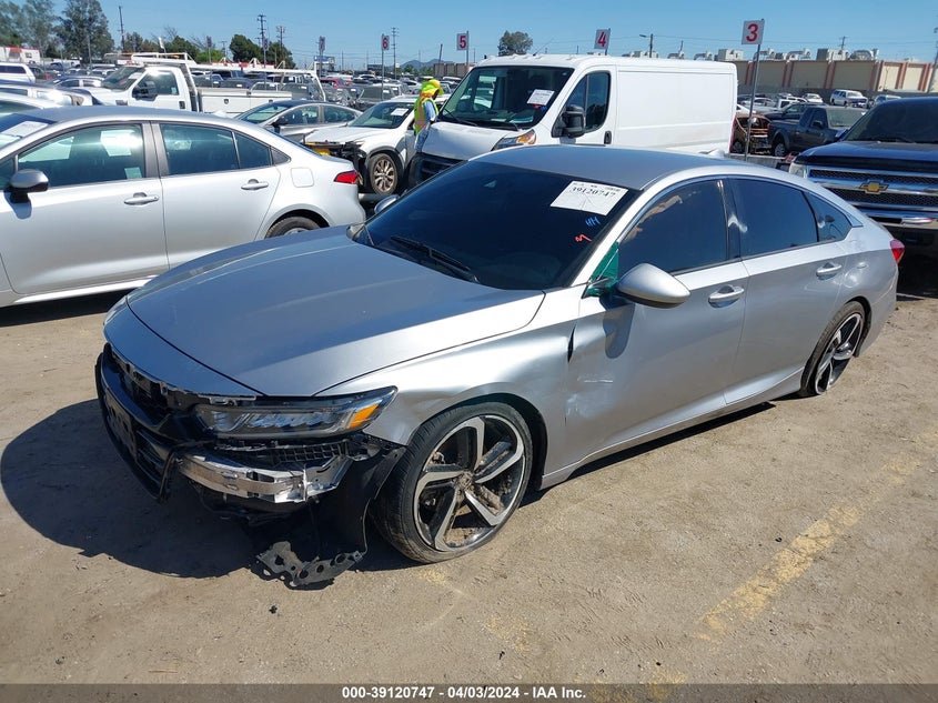 VIN 1HGCV1F32KA160594 2019 HONDA ACCORD SPORT