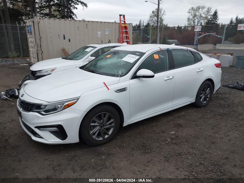 2020 Kia Optima Lx VIN: 5XXGT4L3XLG425022 Lot: 39120826