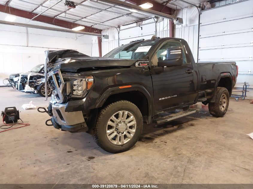 2020 GMC Sierra 3500Hd 4Wd Regular Cab Long Bed Sle VIN: 1GT39TEY8LF292744 Lot: 39120879