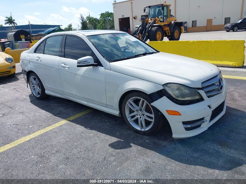 WDDGF8BBXCR206457 | 2012 MERCEDES-BENZ C 300