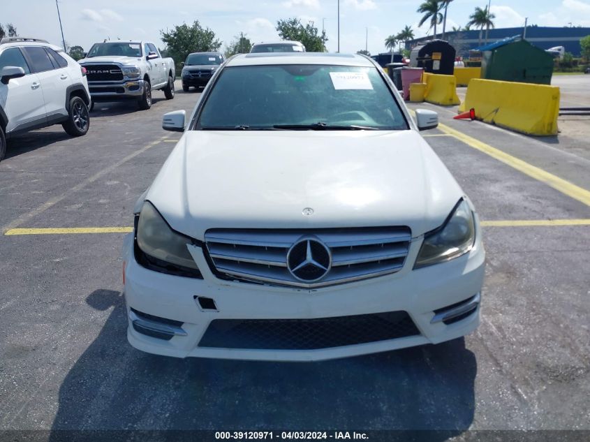 WDDGF8BBXCR206457 | 2012 MERCEDES-BENZ C 300