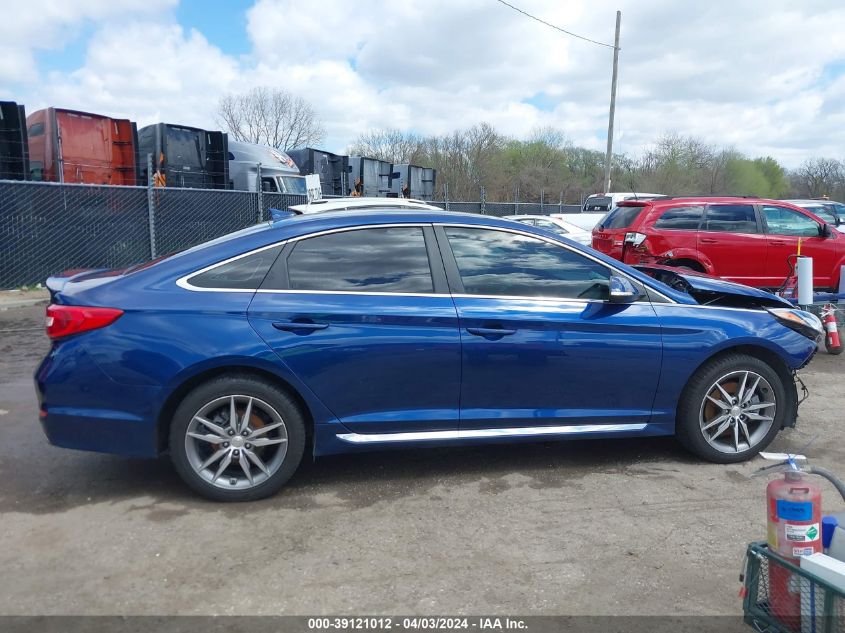 2017 Hyundai Sonata Sport 2.0T VIN: 5NPE34AB2HH534765 Lot: 39121012