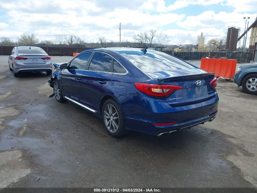 2017 Hyundai Sonata Sport 2.0T VIN: 5NPE34AB2HH534765 Lot: 39121012