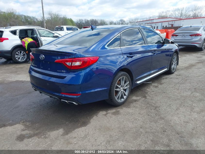 2017 Hyundai Sonata Sport 2.0T VIN: 5NPE34AB2HH534765 Lot: 39121012