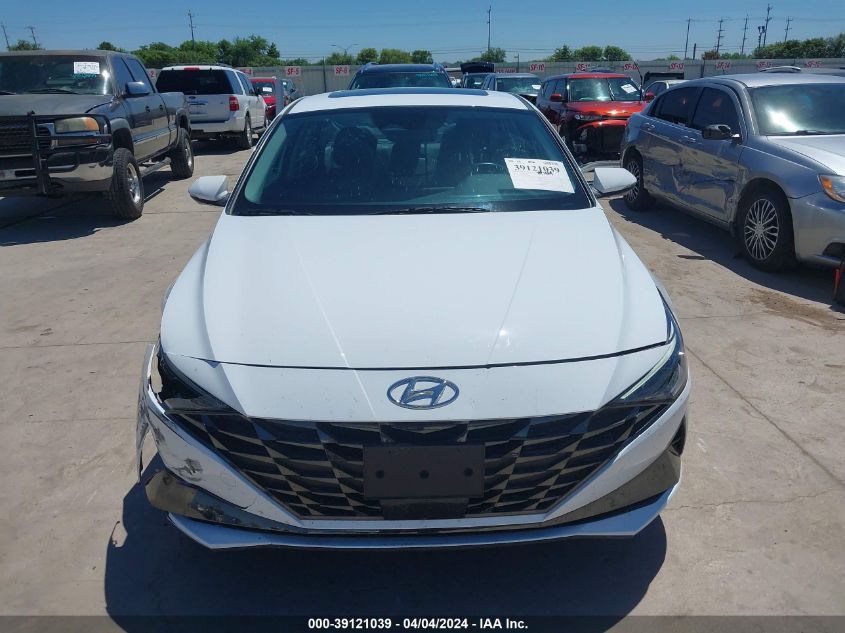 2023 Hyundai Elantra Hybrid Limited VIN: KMHLN4AJ8PU055968 Lot: 39121039