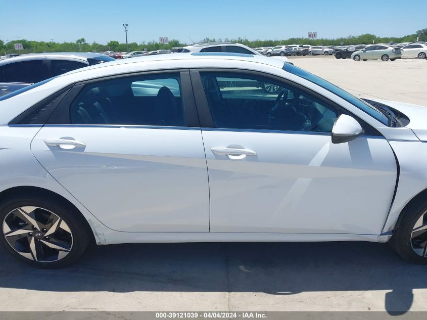 2023 Hyundai Elantra Hybrid Limited VIN: KMHLN4AJ8PU055968 Lot: 39121039