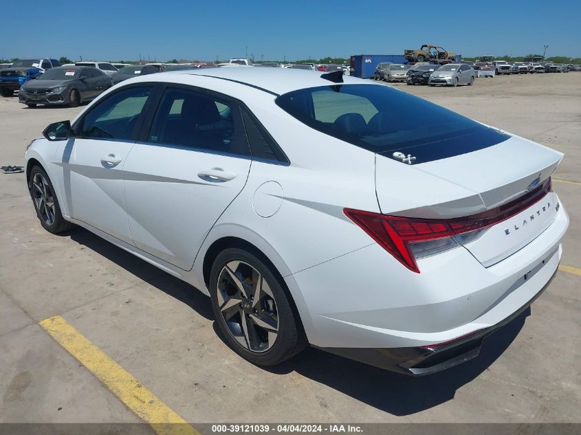 2023 Hyundai Elantra Hybrid Limited VIN: KMHLN4AJ8PU055968 Lot: 39121039