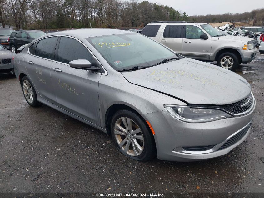 2015 Chrysler 200 Limited VIN: 1C3CCCAB5FN570906 Lot: 39121047