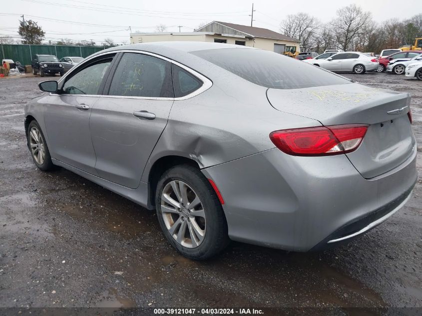 2015 Chrysler 200 Limited VIN: 1C3CCCAB5FN570906 Lot: 39121047